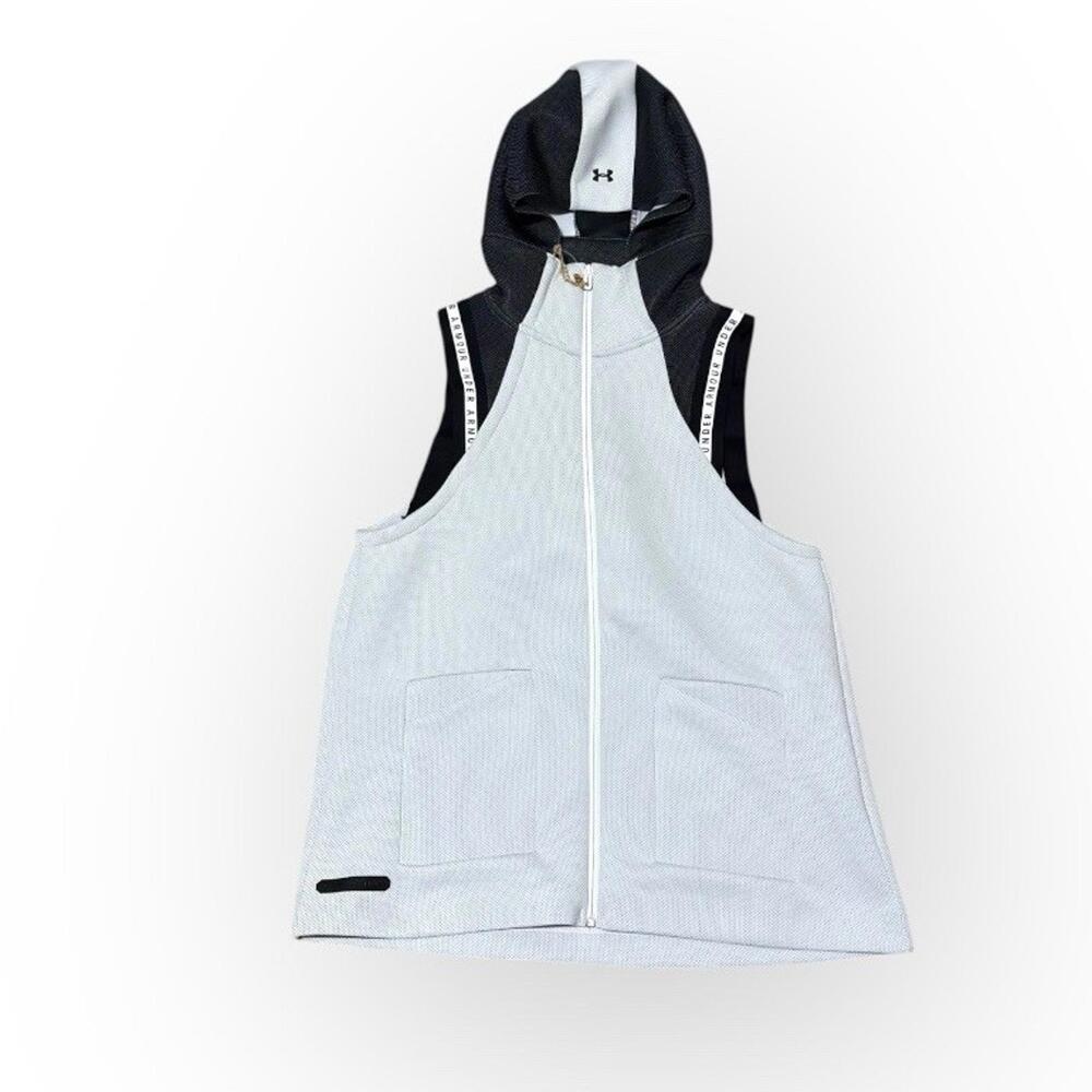 Under Armour Hooded Sleeveless Zip Vest Women’s M Training Top